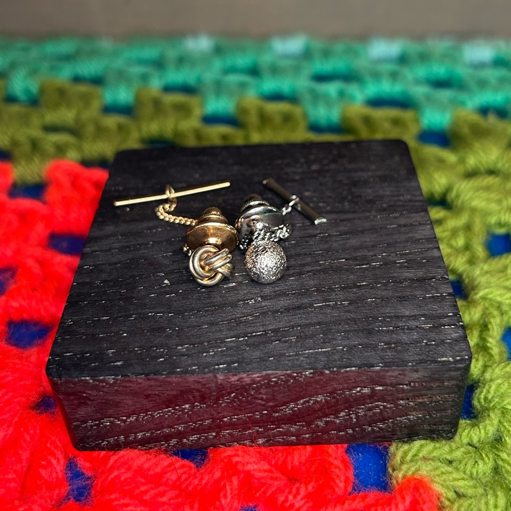 3/$10 Set Of Two Tie Tacks